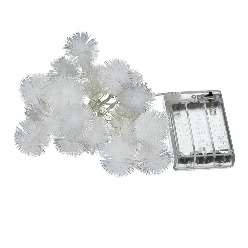 Звездный светильник 2 м 20 светодиодов медная проволока теплый белый светодиод