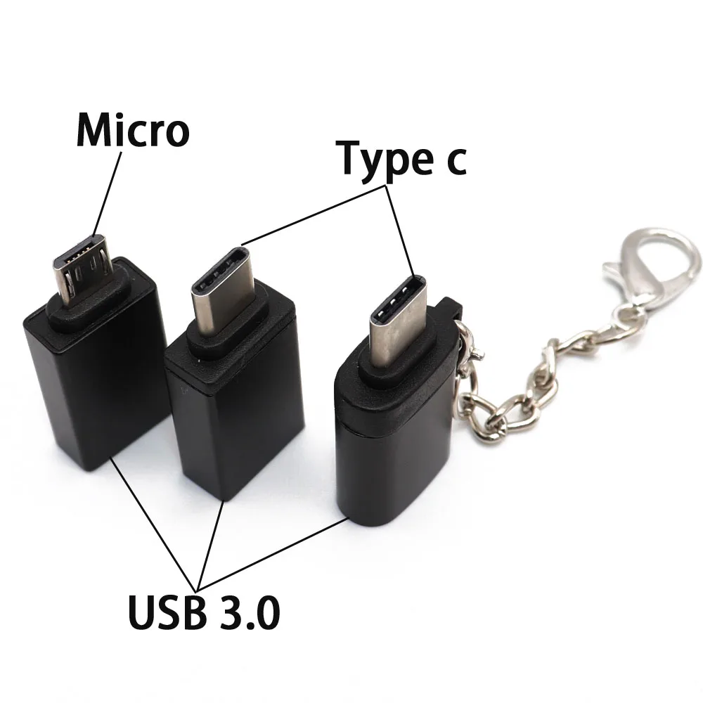OTG Type C к usb c 3 0 Micro для iphone Macbook Google xiaomi phone Tablet зарядный кабель передачи данных otg