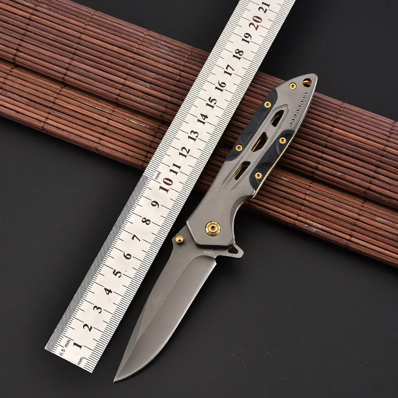 

New Folding blade knife Pocket Carabiner Knife outdoor Blade camp Open Hang multi tool quickdraw clip Package survive knives