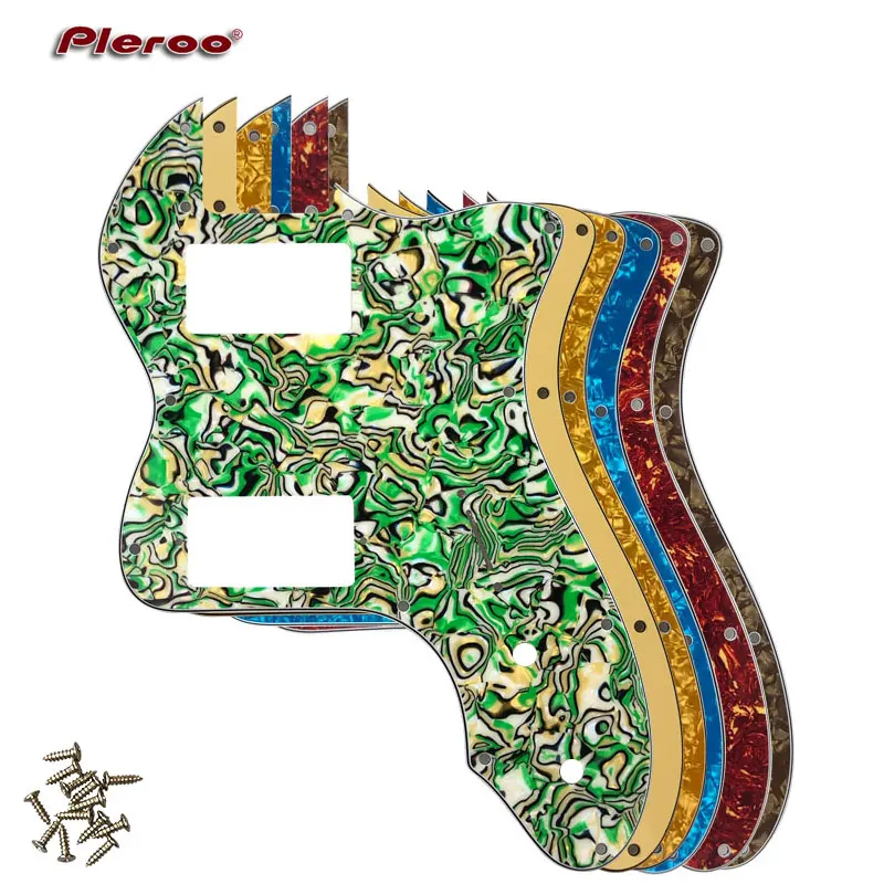 

Pleroo Guitar Parts - For Classic Series '72 Telecaster Tele Thinline Guitar Pickguard Scratch Plate With PAF Humbucker Pickups