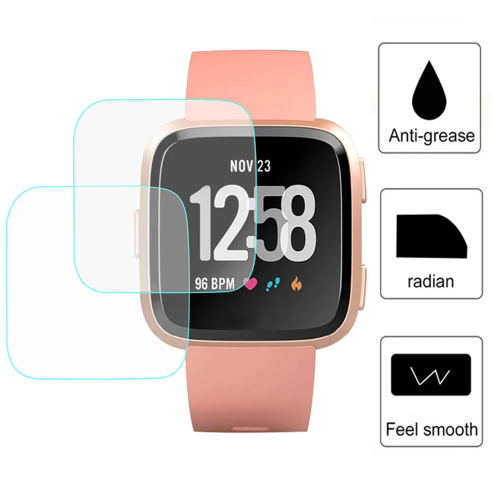 Gosear-2-PCS-Full-Cover-Temper-Glass-Watch-Screen-Protector-Film-High-Definition-For-Fitbit-Fit