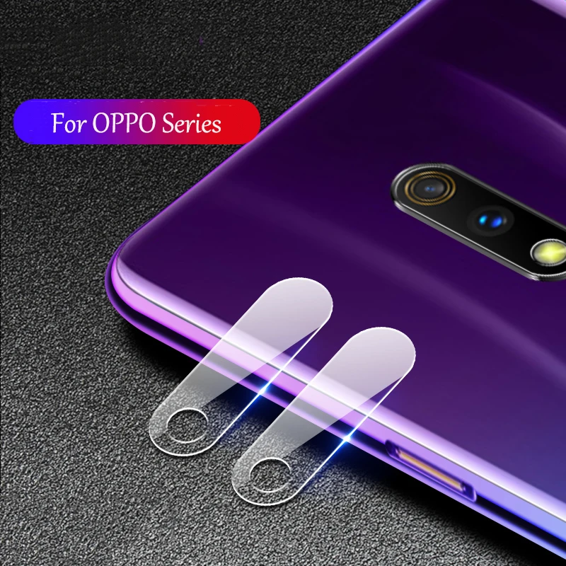 

EXUNTON 2PCS For OPPO realme X X Lite realme C2 7H Back Camera Lens Tempered Glass Soft 7H Camera Lens Screen Protector Film