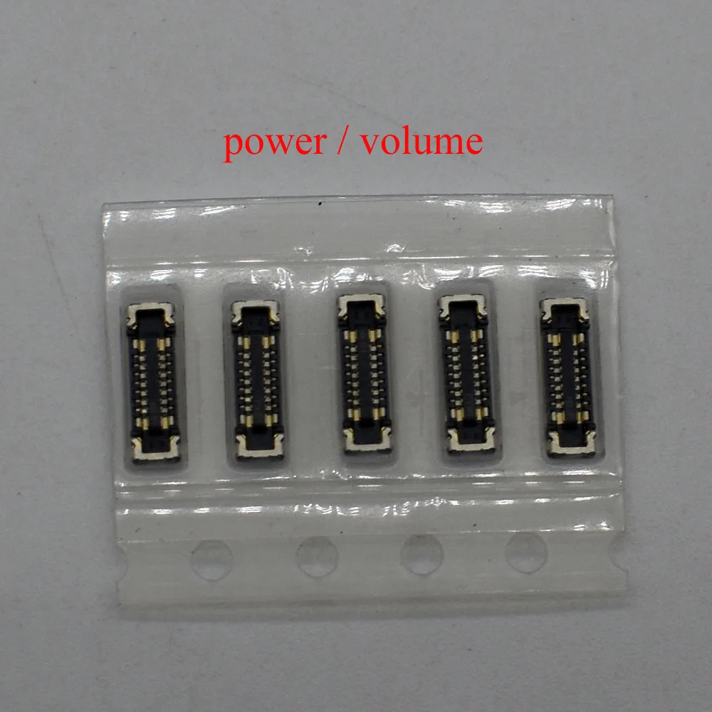 

10pcs/lot Original new power volume FPC plug Connector for iPhone 8 8g plus on mainboard motherboard