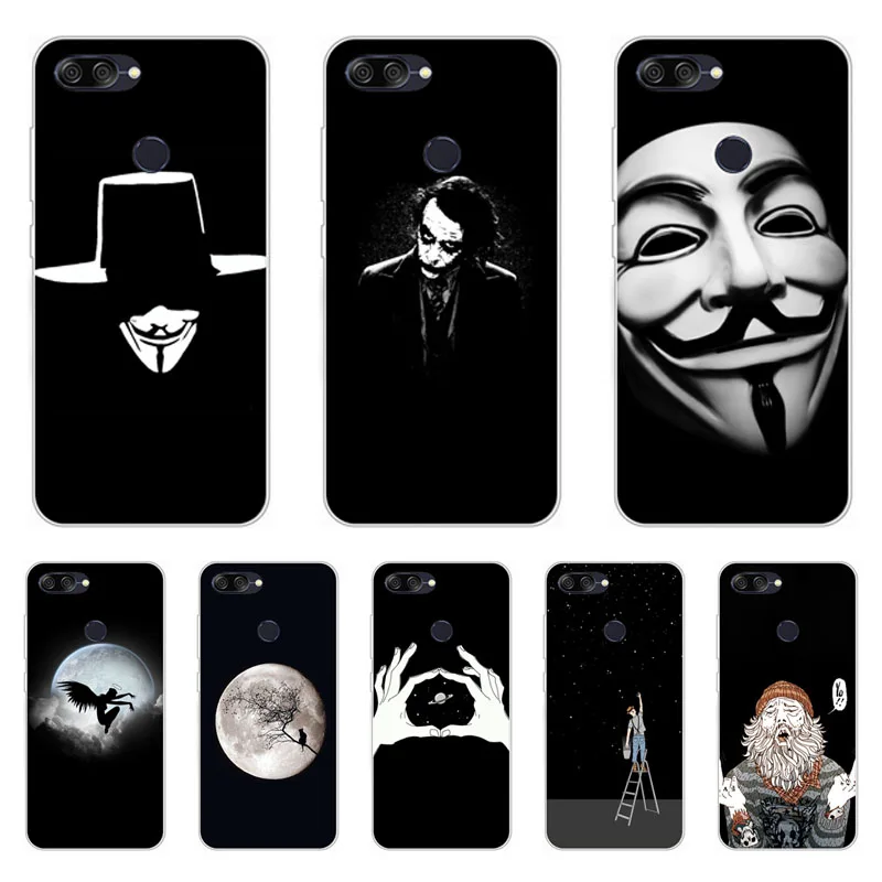 for ASUS Zenfone Max Plus M1 ZB570TL X018D Case,Silicon Black graffiti Painting Soft TPU Back Cover for Asus ZB570TL Phone cases for ASUS Zenfone Max Plus M1 ZB570TL X018D Case,Silicon Black graffiti Painting Soft TPU Back Cover for Asus ZB570TL Phone cases