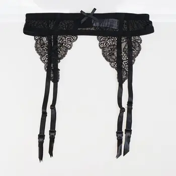 

Sexy Lace Gauze Garters Female Bow Decoraion Sexy Garter Belts for Stockings Women/Lady New Suspender Belt Sexy lingerie GA1105