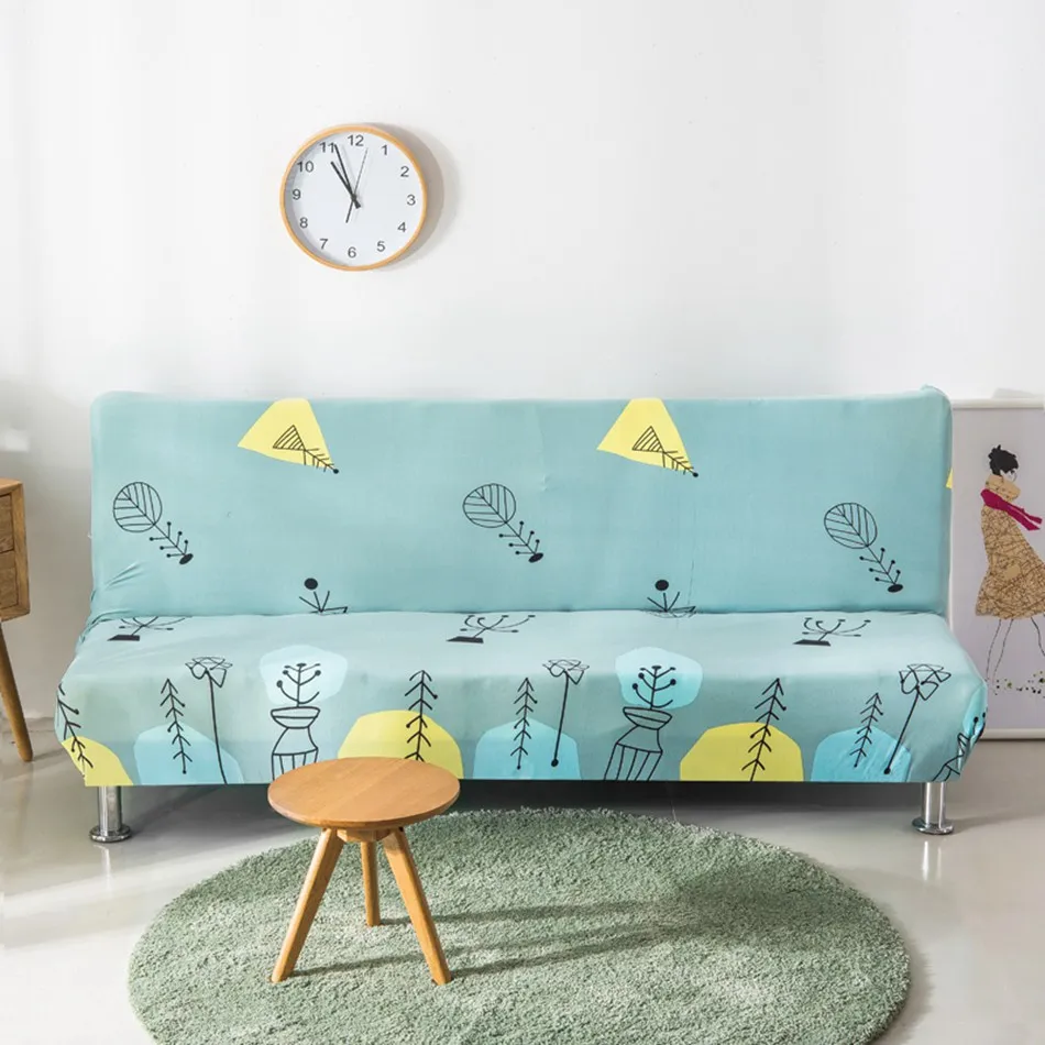 Полиэфирные накладки на диван-кровать без рукавов для гостиной универсальные растягивающиеся покрытия для мебели Сменные чехлы для диванов - Цвет: XuYuanShu