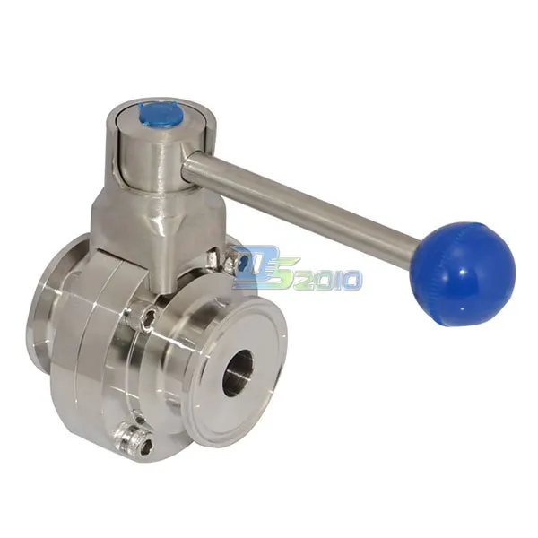 3/4 &quot0 75&quot 19 мм OD санитарно-бабочка клапан наконечник 50 5 SS316 1000 WOG клапаны |