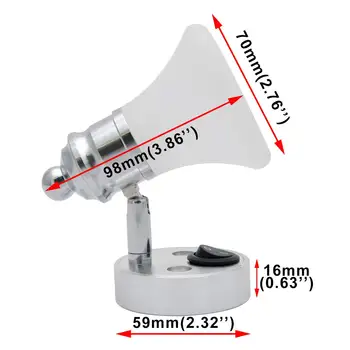 

3500K 12V150LM LED Interior Light RV Caravan Trailer Boat Wall Mount Bedside Book Lamp