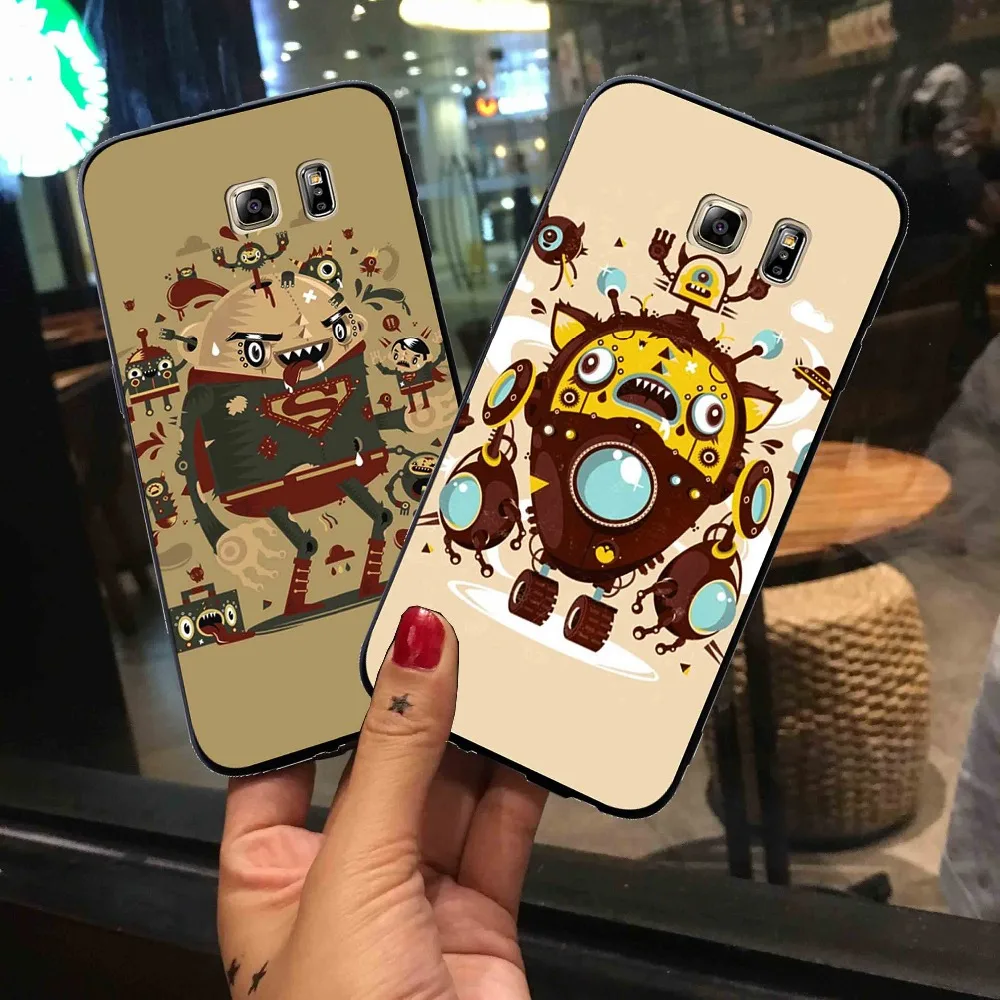 

Cute Kaiju Phone Cases Cover For Samsung Galaxy S10 e S9 S8 S7 S6 Edge Plus Soft case