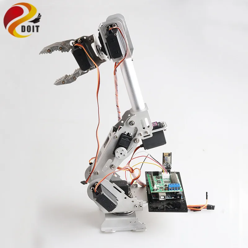Billige Wifi Bluetooth PS2 Control 8DOF Robotic Arm ABB Roboter Modell Betriebs Arm mit 360 Grad Rotierenden Basis