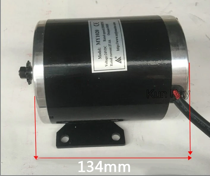 Brushed dc motor slots