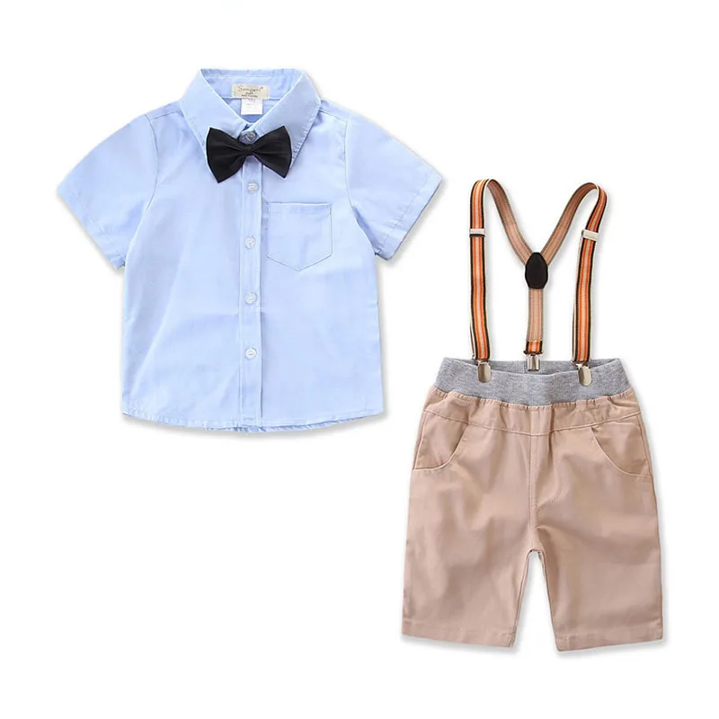 Toddler Boys Clothing Set Summer Baby Suit Shorts Shirt Children Kid