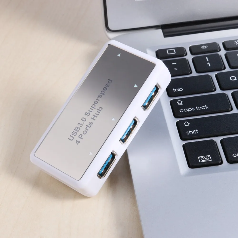 4 Порты 5 Гбит/с, высокая Скорость USB3.0 сплиттер концентратор адаптер с кабелем для постоянного тока, характеристики 5В порт питания для ноутбука Настольный компьютер ПК