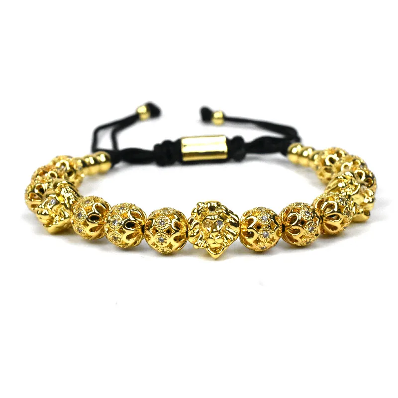 Nine forever lion Charms браслет мужские ювелирные изделия Бусы Браслеты для женщин Pulseira Masculina Bileklik Pulseira Feminina pulseras