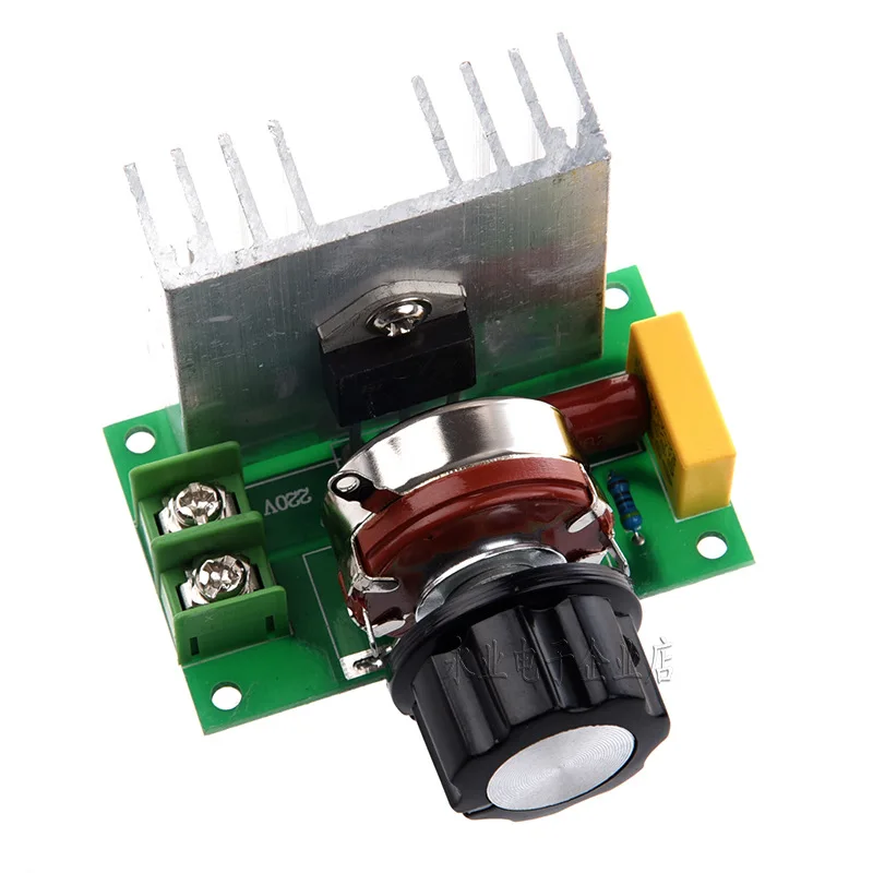 

Voltage Regulator Controller AC 220V 4000W High Power Dimming Thermostat Switch Governor Electronic Dimming Dimmers Speed