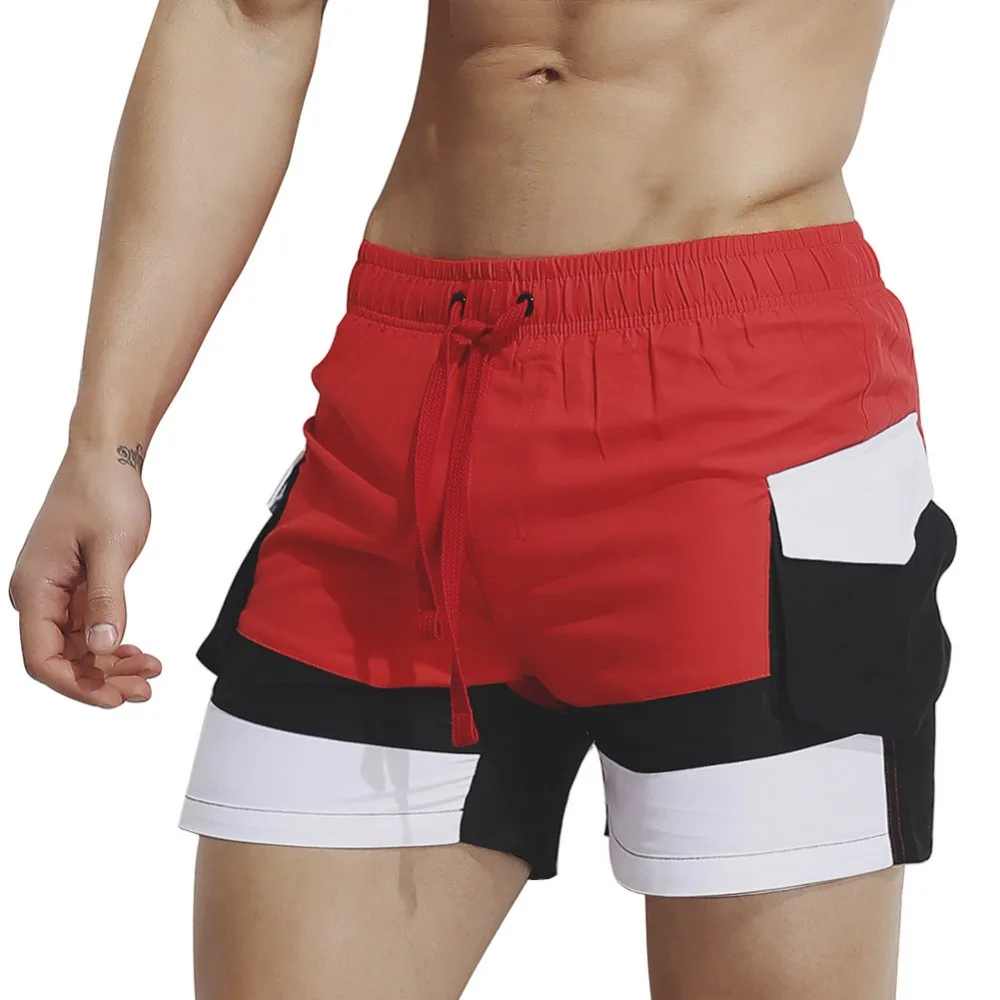 

2018 Men's Sports Shorts Outdoor Short Breathable Workout Running Male Fitness Short Gym Clothes