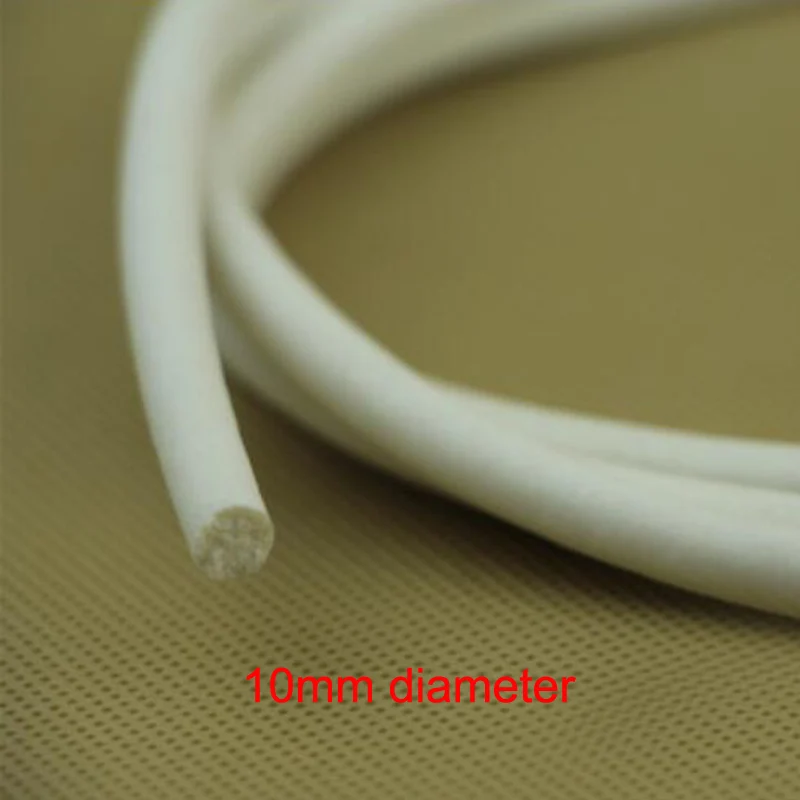 

10mm diameter white silicone rubber foam seal strip
