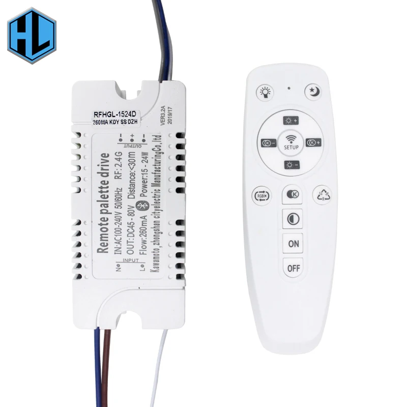 

15-24W LED Driver Power Transformer AC100-240V Safety Plastic Driver Smart 2.4G WIFI Bluetooth Connection for LED Lights