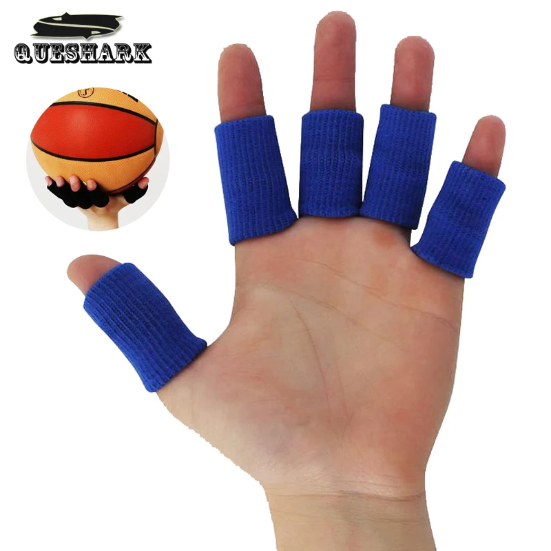 10pcs/set Basketball Finger Support Sports Finger Sleeve Cap Splint