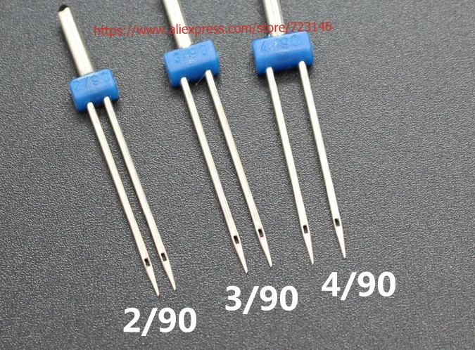 

2025 twin Double Needle Sewing Machine Sewing Pin Knitting Needles Leathercraft costura Quilting Tool Size 2.0/90-3.0/90-4.0/90