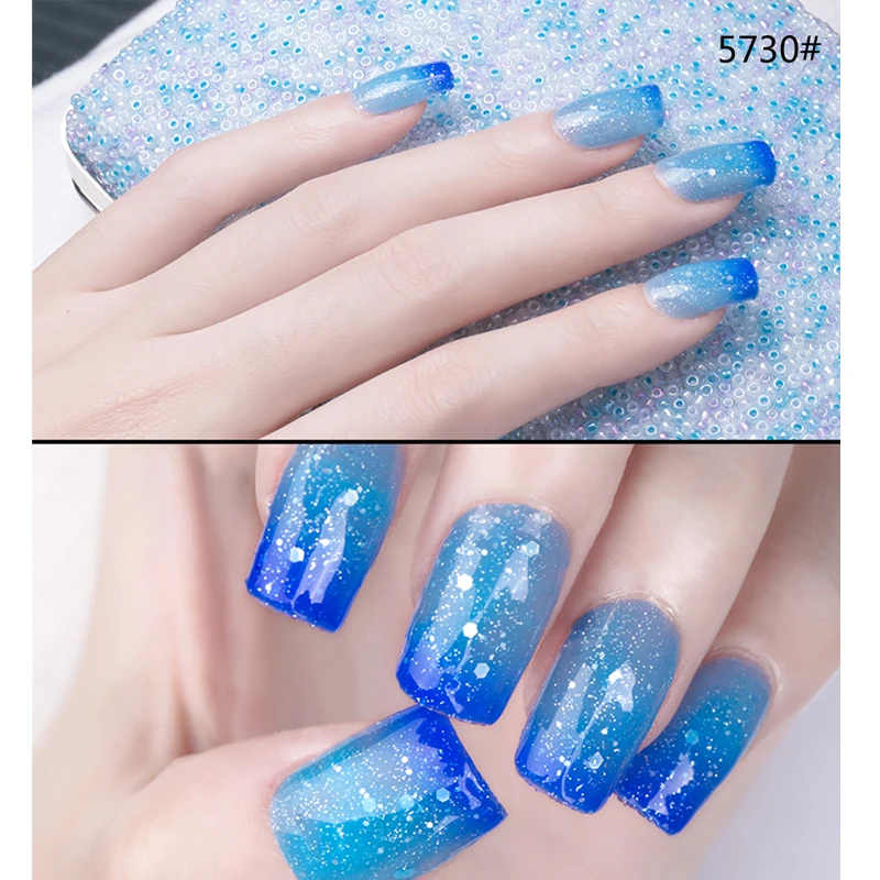 LAKIMU Nails Art УФ Гель-лак изменение температуры Цветной Гель-лак для ногтей длительное Замачивание Хамелеон термо гель лак