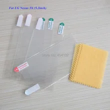 500 шт./лот ультра тонкий Ясно гвардия Экран протектор для LG Nexus 5X гвардии фильм DHL FedEx