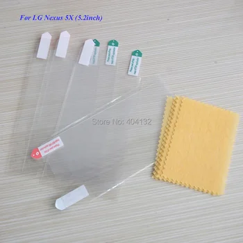 

500PCS/Lot Ultra Thin Clear Guard Screen Protector For LG Nexus 5X Guard Film By DHL Fedex