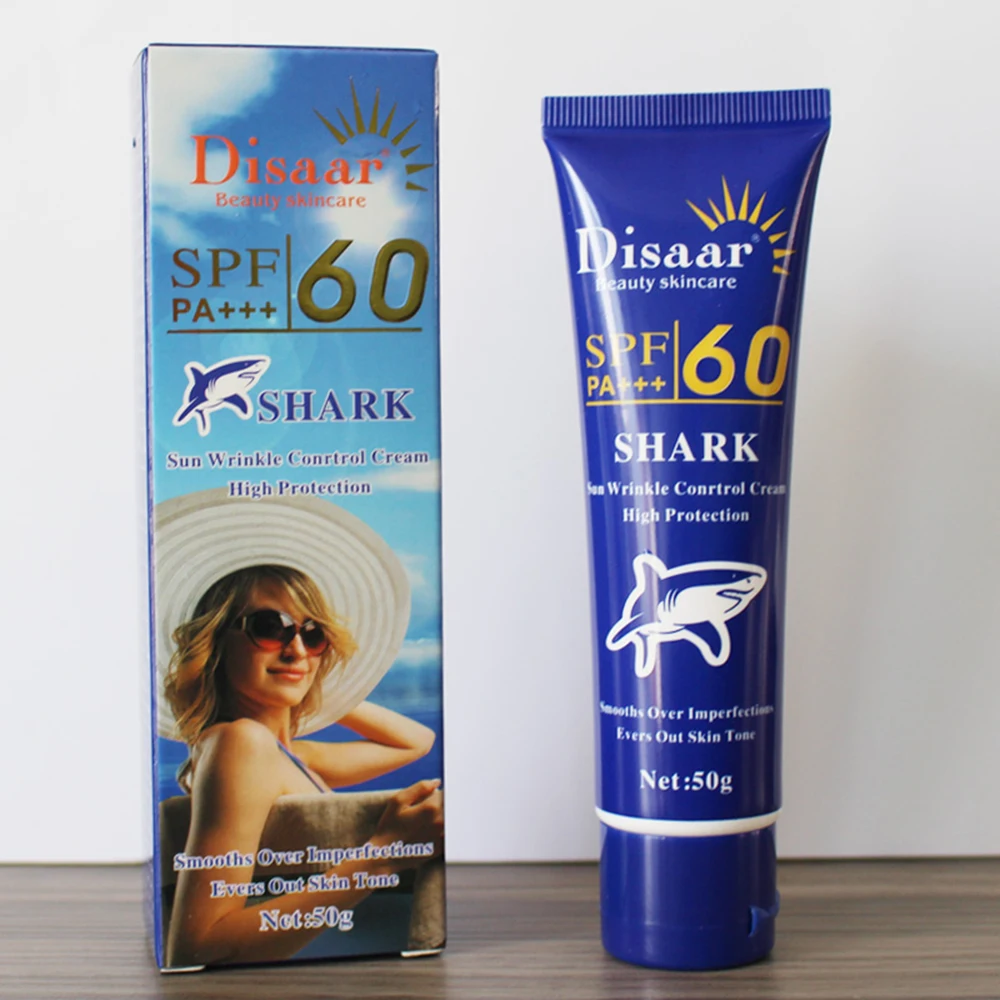 Disaar Squalane SPF60+ солнцезащитный крем для лица и тела, отбеливающий крем для загара, увлажняющий крем с мультиэффектом для кожи TSLM1