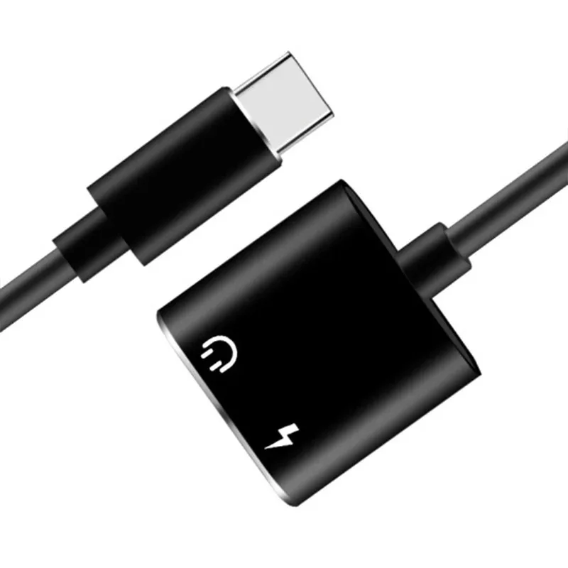 USB Type C до 3 5 мм AUX и порт для зарядки телефона 2 в 1 кабель преобразования