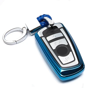

New TPU Car Key Case Cover For Bmw 520 520I 5 F10 G30 GT E60 E39 E90 F20 F11 F31 E87 F30 E83 E38 M2 Key Ring Shell Accessories