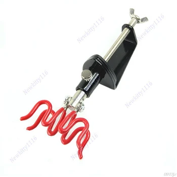 

New Airbrush Holder Clamp on Table Mount Station Paint Spray Gun Kit Hold Holder New Drop Ship Dls HOmeful