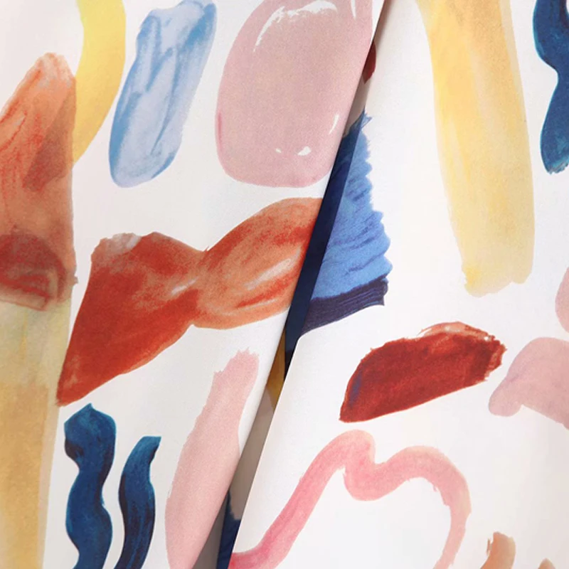 2019 Fashion Spring Summer Chiffon Wide Leg Pants Women High Waist Graffiti Print Loose Pants Elegant Office Ladies Trousers 2019 Fashion Spring Summer Chiffon Wide Leg Pants Women High Waist Graffiti Print Loose Pants Elegant Office Ladies Trousers