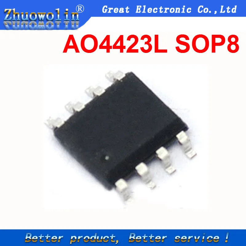 10pcs/Lot AO4423L SOP 8 MOS Transistor-in Integrated Circuits from ...