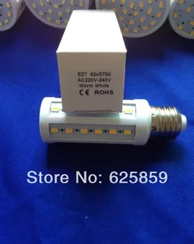 

5pcs NEW E27 Lights & Lighting Led Corn Bulb 15W 5730 42 SMD 220V 42Leds Candle Caystal Chandelier Lamps