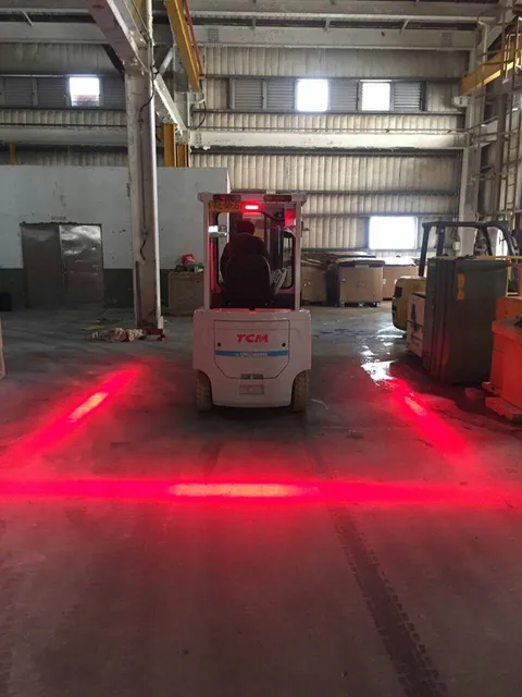 10pcs 48v 80v safety forklift light with red or blue zone buy cree led lights