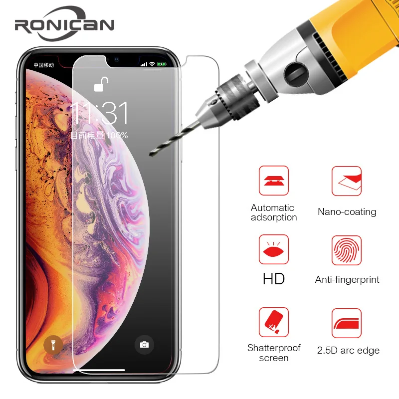 Protective tempered glass for iphone 7 5 s se 6 6s 8 plus XS max XR glass screen protector for iphone 11 Pro Max 12 Pro 4 4s 5s afbeelding