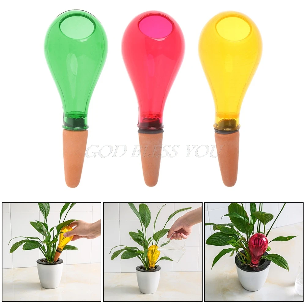 1PC Plant Waterer Self Watering Device Ceramics Houseplant Pot Bulb