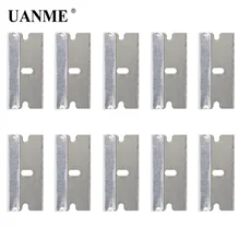 UANME 10 шт. мета лезвия ЖК-клей для удаления скребка для мобильного телефона планшета ремонт экрана чистящие инструменты щетка для чистки(без ручки