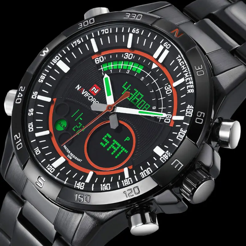 army led quartz watch