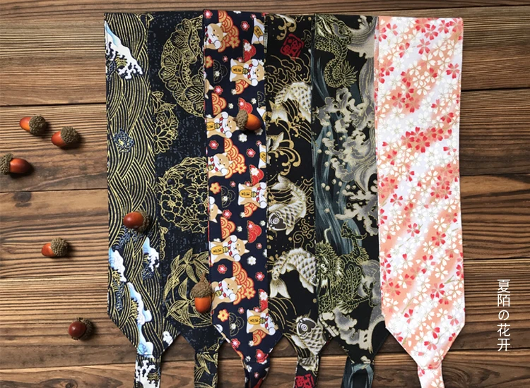

2018 NEW 6 styles Japan Style Retro Harajuku Print Retro Dress Belt