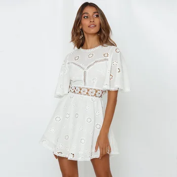 

Boho Dresses Chic Women Vintage Dress Plus Size Long Trendy Elegant Summer Casual Sommerkleid Tube Beach Clothes Wear Cotton