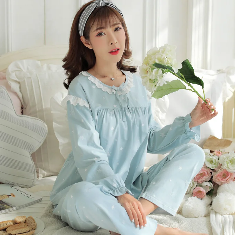 

Dollplus Maternity Clothes Maternity Pajamas 2019 Breastfeeding Sleepwear Cotton Nursing Clothes For Pregnant Women Homewear