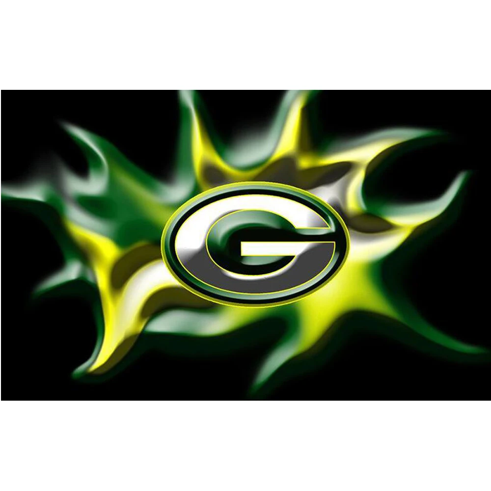 Full Square /Round Drill DIY Diamond Painting Green Bay Packers Team