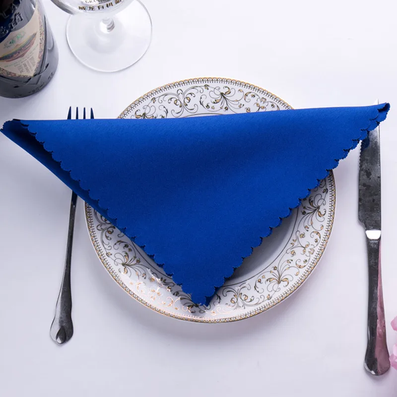 

Royal Blue table linens napkin Free Shipping 100pcs