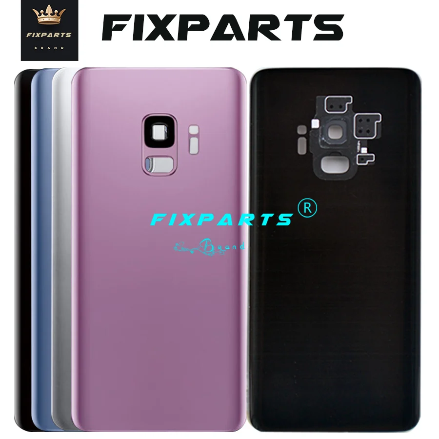 Для SAMSUNG Galaxy S9 G960F/S9 Plus G965F задняя крышка батарейного отсека задняя стеклянная крышка Корпус чехол Замена для SAMSUNG S9 Крышка батарейного отсека