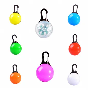 

Useful Spot Explosion Pet Led Pendant Round Led Light Safety Dog Pendants Anti-lost Led Dog Pendant Pet Supplies