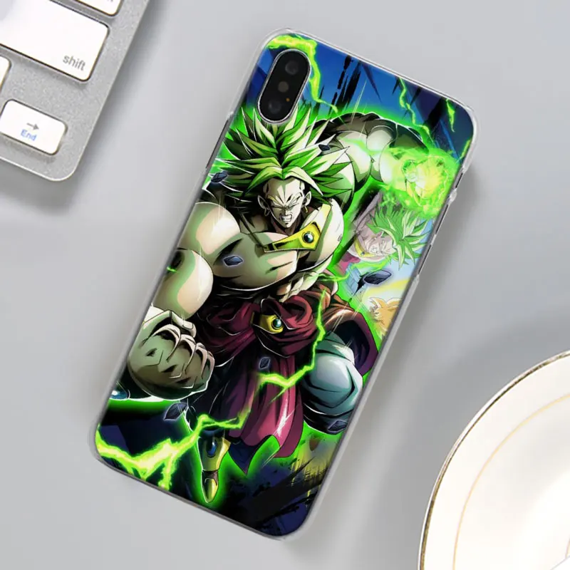 Dragon Ball Saiyan Goku Vegetto Broly чехол для телефона для Apple iPhone X XR 7 8 Plus 6 6s Plus XS MAX 11 Pro Max SE чехол для телефона Coque