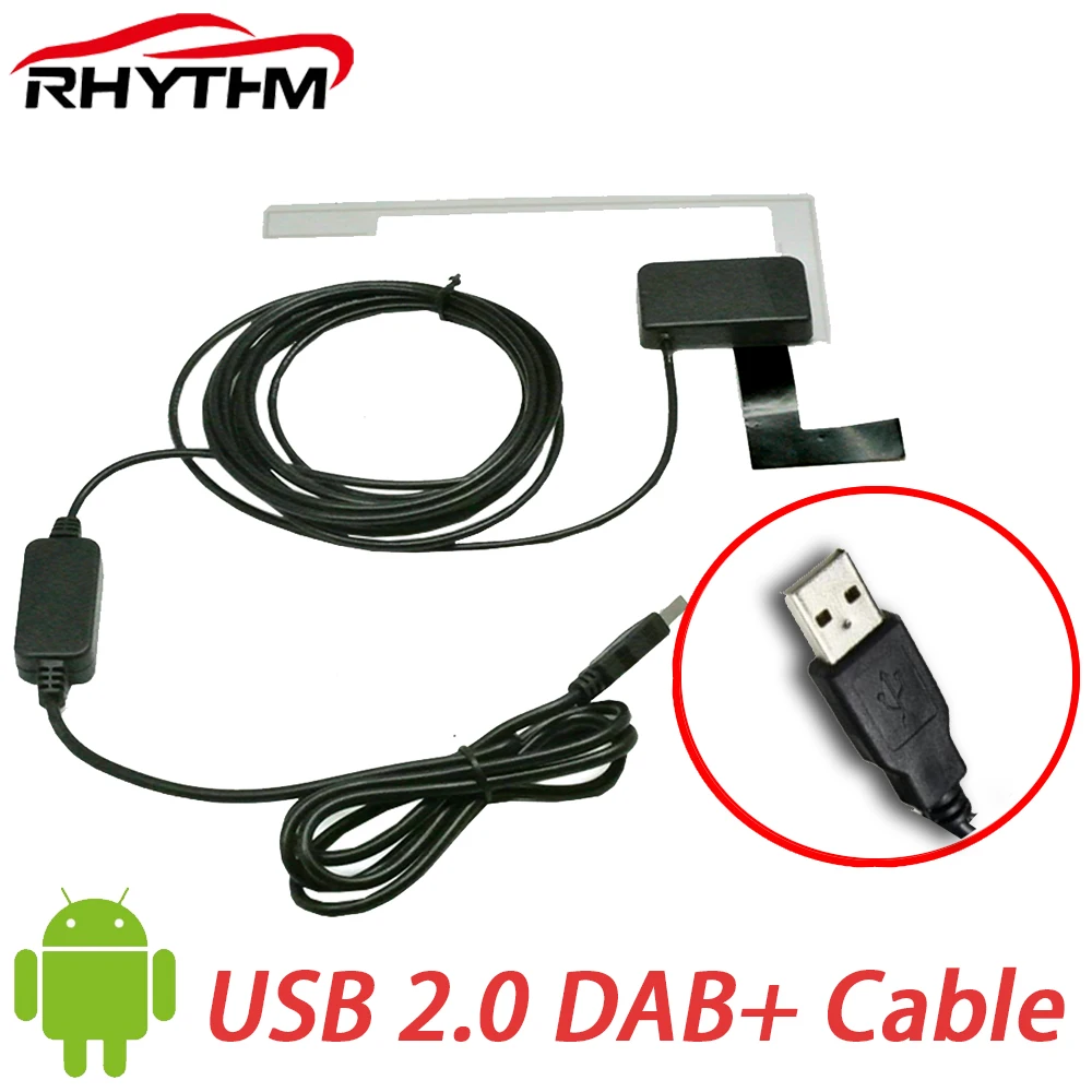 Автомобильный ресивер DAB/DAB + android usb универсальный автомобильный DVD тюнер dab
