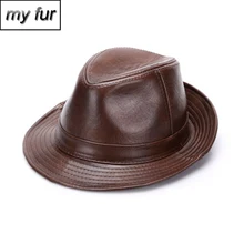 Мужские кожаные ковбойские шляпы из натуральной воловьей кожи, модные новые стильные шапки из натуральной кожи, распродажа, настоящие кожаные Кепки из воловьей кожи