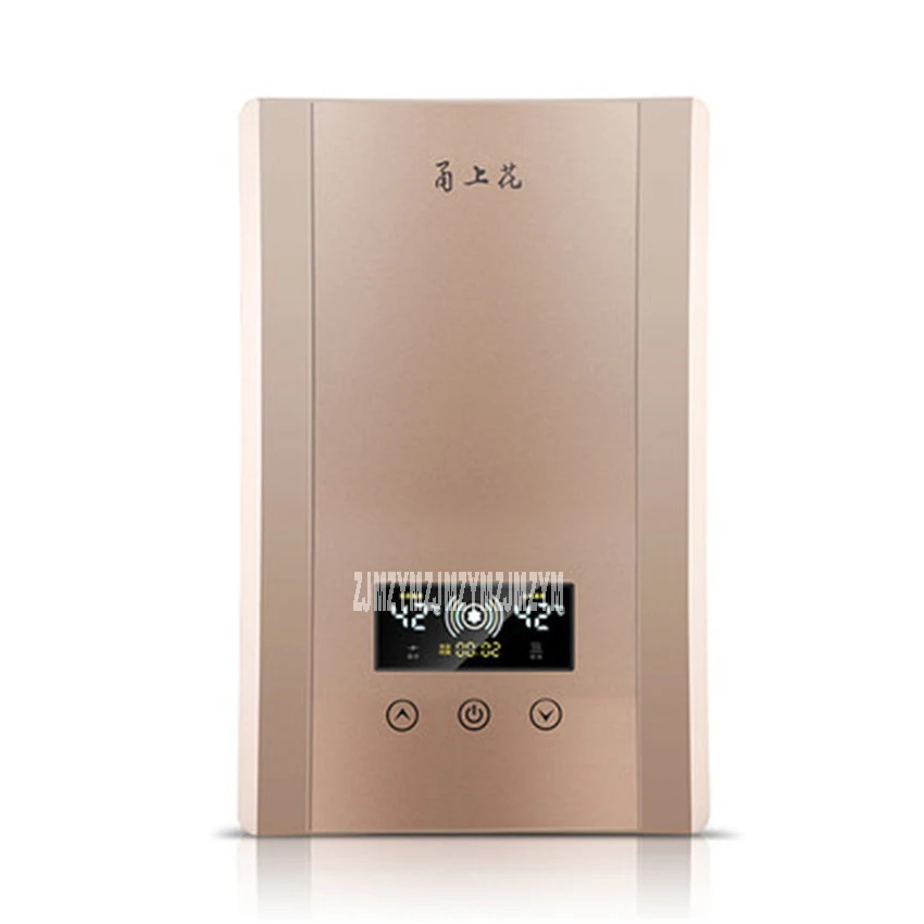 YSH-60S мгновенный Электрический водонагреватель для ванной термостат для душа небольшое настенное крепление 220 В/50 Гц 30-52 градусов Цельсия 0,05-0.6MPa - Цвет: Белый